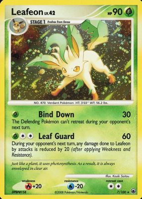 PSA10 リーフィア　LV.X 1ED DP4 2007 leafeon Leafeon LV.X Pokemon 2007 Holo DP4 Dawn Dash 1st ED Japanese