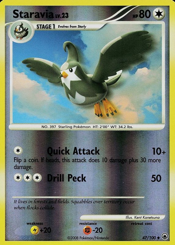 2008 Diamond & Pearl: Majestic Dawn #047/100 Reverse Holo