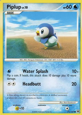 2008 Diamond & Pearl: Majestic Dawn #071/100 Base