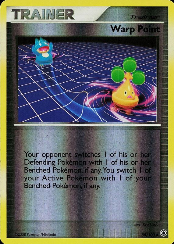 Warp Point 2008 Diamond & Pearl: Majestic Dawn #088/100 Reverse Holo RAW TCG (NEAR MINT)