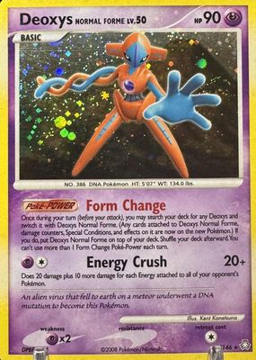 2008 Diamond & Pearl: Legends Awakened #001/146 Holo (Normal Forme)