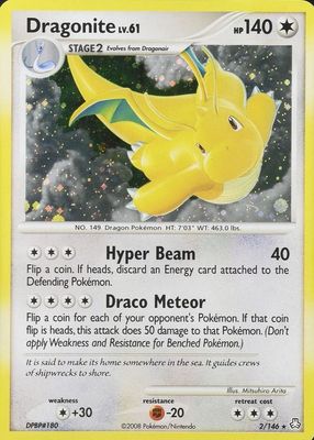 2008 Diamond & Pearl: Legends Awakened #002/146 Holo