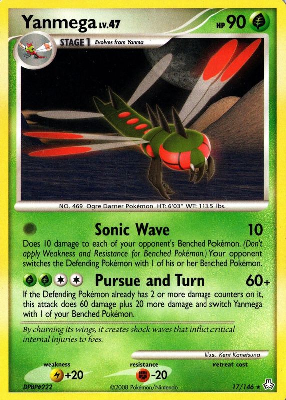 2008 Diamond & Pearl: Legends Awakened #017/146 Holo