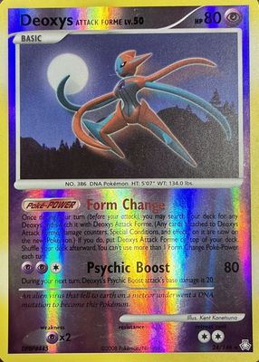 2008 Diamond & Pearl: Legends Awakened #024/146 Reverse Holo (Attack Forme)