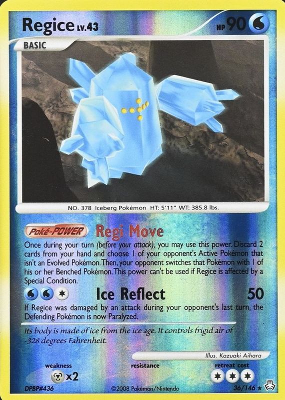 2008 Diamond & Pearl: Legends Awakened #036/146 Reverse Holo