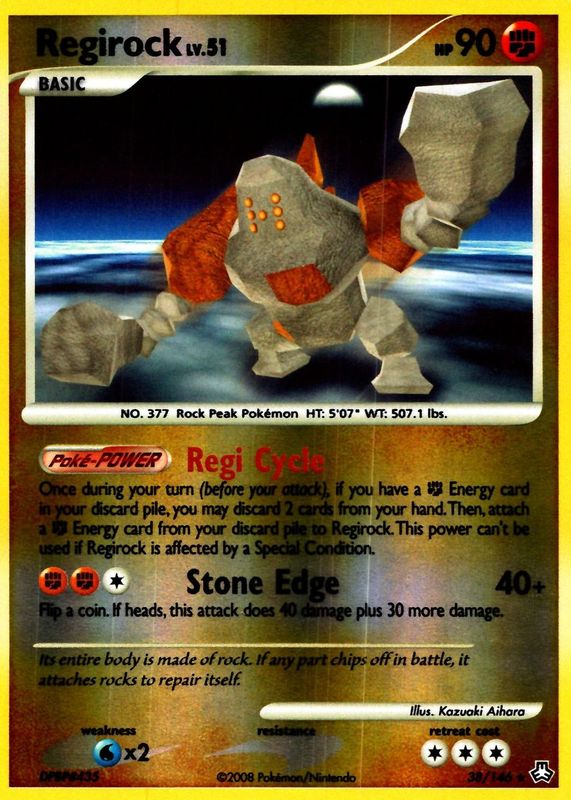2008 Diamond & Pearl: Legends Awakened #038/146 Reverse Holo