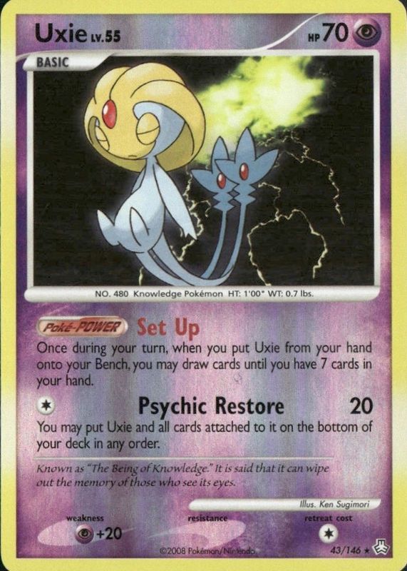 2008 Diamond & Pearl: Legends Awakened #043/146 Reverse Holo