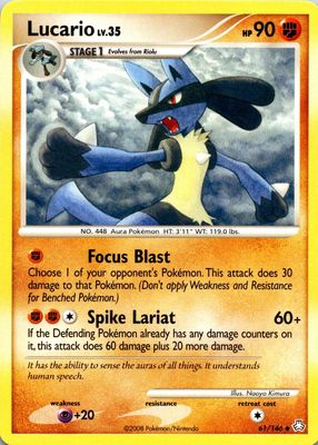 2008 Diamond & Pearl: Legends Awakened #061/146 Base