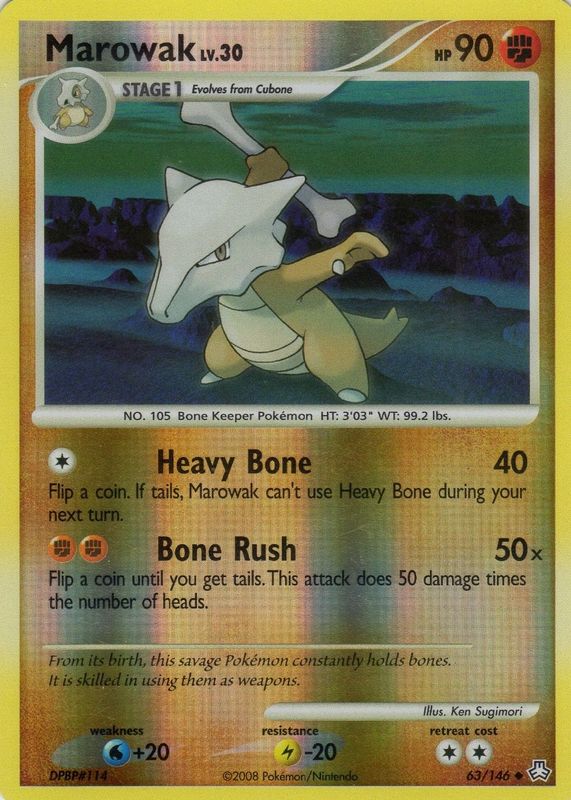 2008 Diamond & Pearl: Legends Awakened #063/146 Reverse Holo