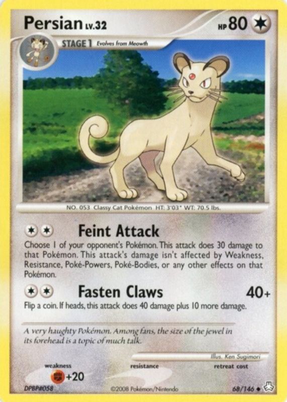 2008 Diamond & Pearl: Legends Awakened #068/146 Base