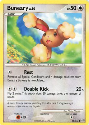 2008 Diamond & Pearl: Legends Awakened #086/146 Base