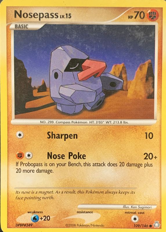 2008 Diamond & Pearl: Legends Awakened #109/146 Base