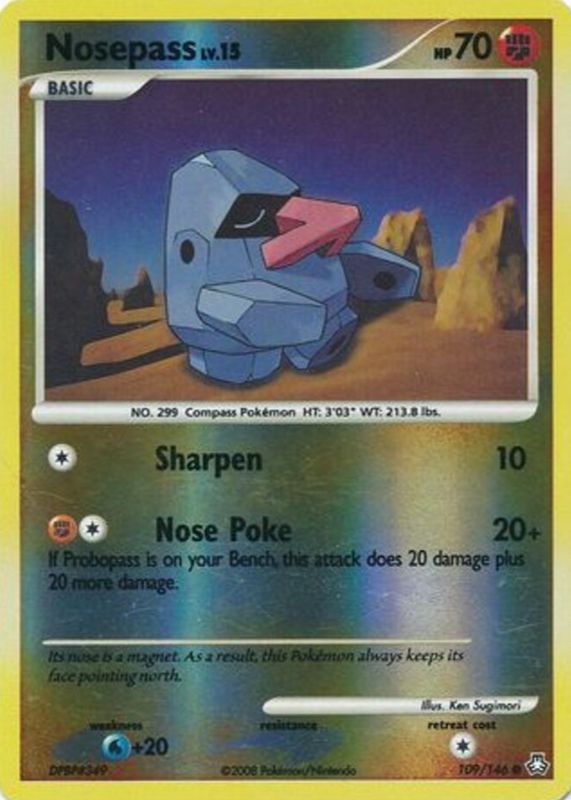 2008 Diamond & Pearl: Legends Awakened #109/146 Reverse Holo