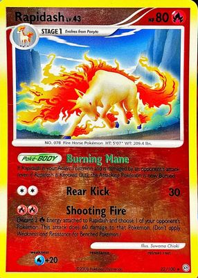 2008 Diamond & Pearl: Stormfront #022/100 Reverse Holo