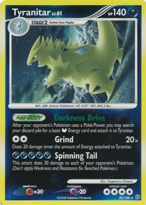 2008 Diamond & Pearl: Stormfront #030/100 Reverse Holo