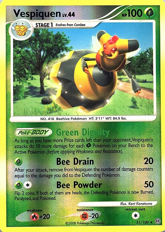 2008 Diamond & Pearl: Stormfront #031/100 Reverse Holo