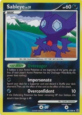 2008 Diamond & Pearl: Stormfront #048/100 Reverse Holo