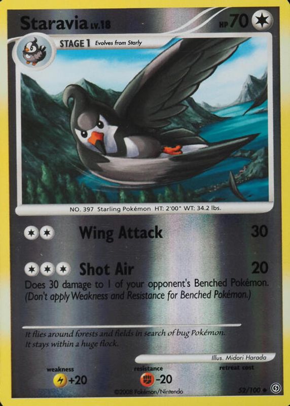 2008 Diamond & Pearl: Stormfront #052/100 Reverse Holo