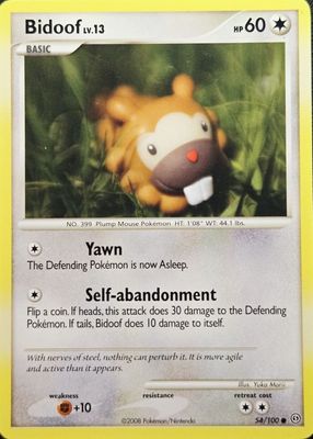 2008 Diamond & Pearl: Stormfront #054/100 Base