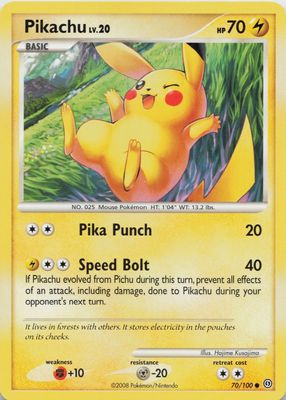 2008 Diamond & Pearl: Stormfront #070/100 Base