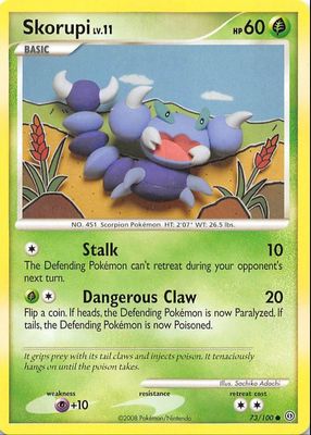 2008 Diamond & Pearl: Stormfront #073/100 Base