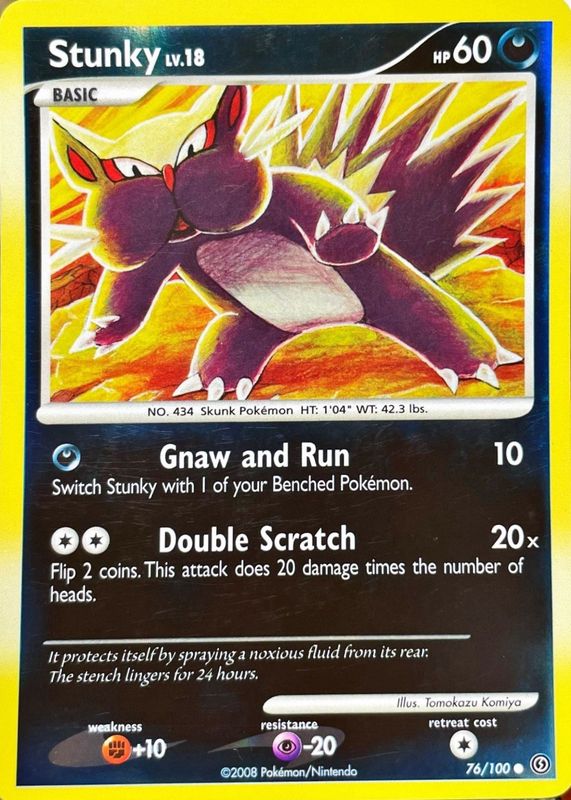 2008 Diamond & Pearl: Stormfront #076/100 Reverse Holo