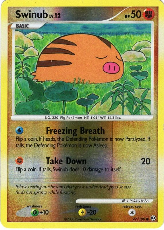 2008 Diamond & Pearl: Stormfront #077/100 Reverse Holo