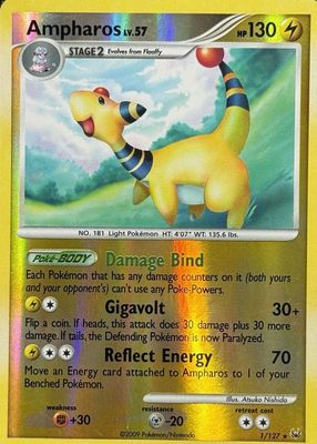 2009 Platinum #001/127 Reverse Holo