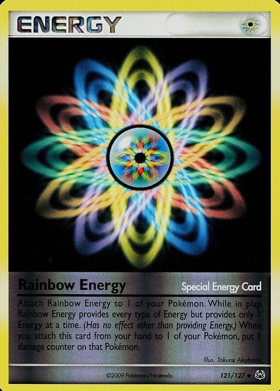 Rainbow Energy 2009 Platinum #121/127 Reverse Holo RAW TCG (LIGHTLY PLAYED)