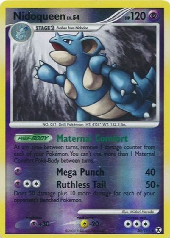 2009 Platinum: Rising Rivals #030/111 Reverse Holo