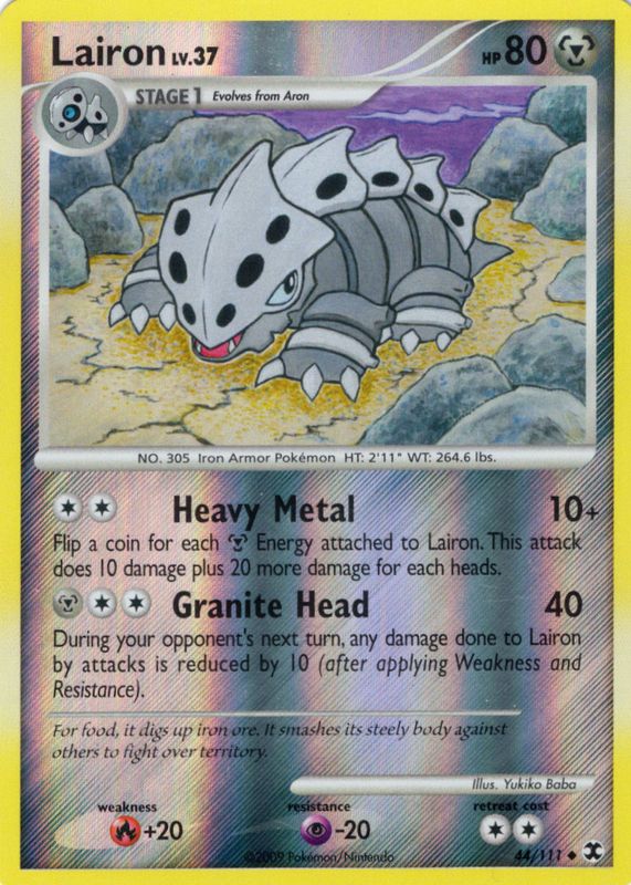 Lairon 2009 Platinum: Rising Rivals #044/111 Reverse Holo RAW TCG (NEAR MINT)