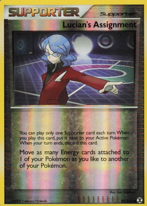 2009 Platinum: Rising Rivals #092/111 Reverse Holo