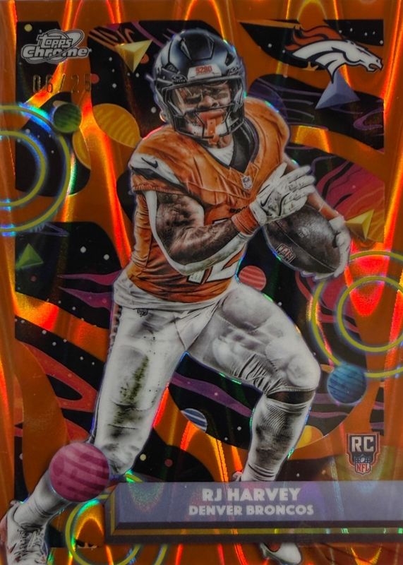 2025 Topps Cosmic Chrome #132 Orange Galactic Refractor /25