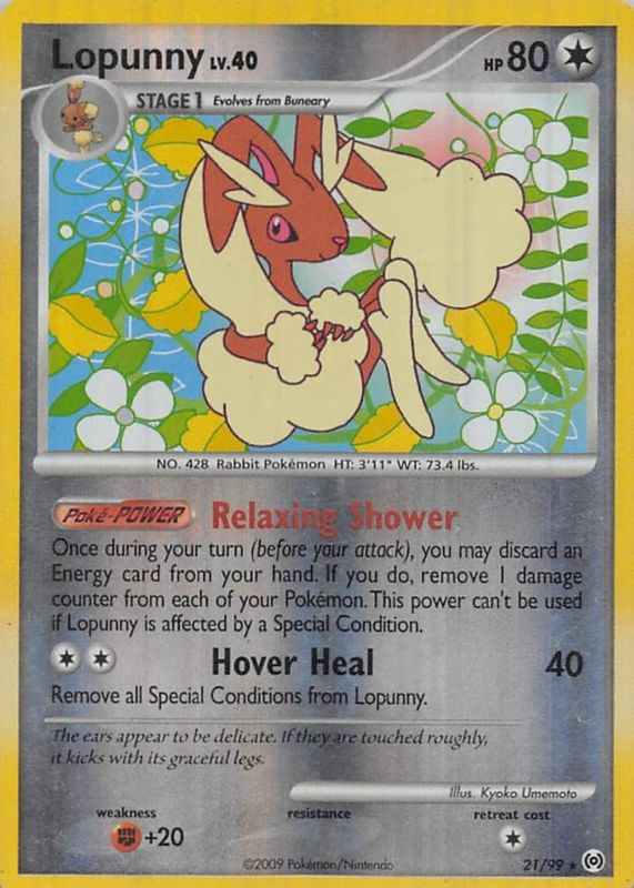 2009 Platinum: Arceus #21/99 Reverse Holo