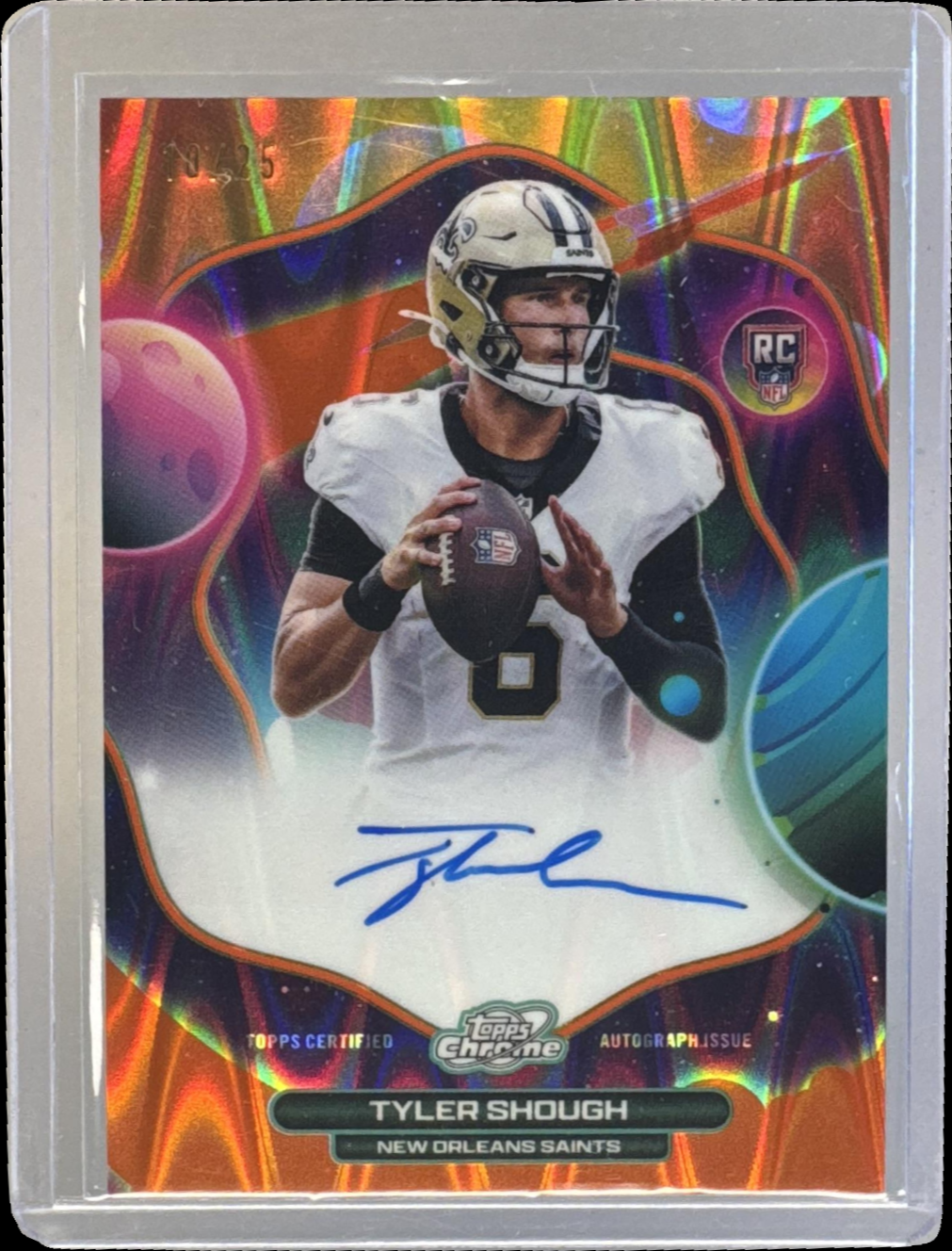 Tyler Shough 2025 Topps Cosmic Chrome #FFS-TS First Flight