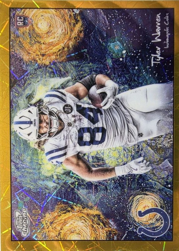 2025 Topps Cosmic Chrome #STN-10 Stars in the Night - Gold Interstellar Refractor /50