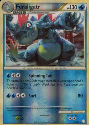 2010 HeartGold & SoulSilver #020/123 Reverse Holo
