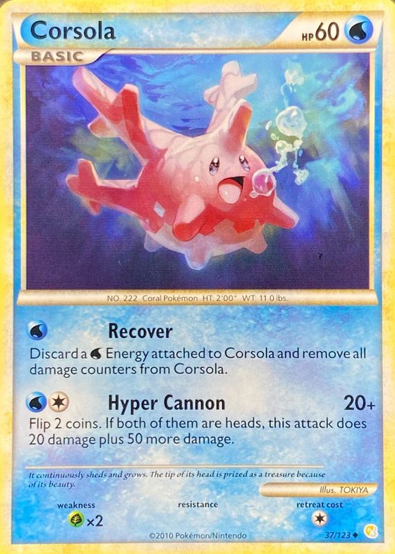 2010 HeartGold & SoulSilver #037/123 Base