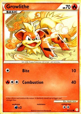 2010 HeartGold & SoulSilver #065/123 Base