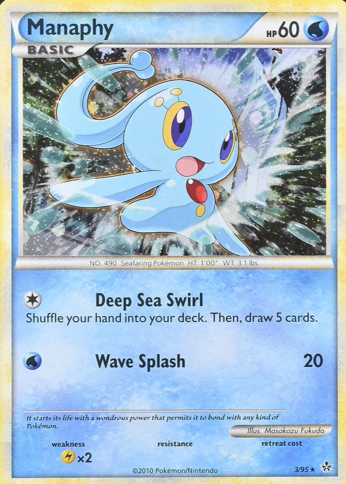Manaphy 2010 HeartGold & SoulSilver: Unleashed #03/95 Holo Price Guide -  Sports Card Investor