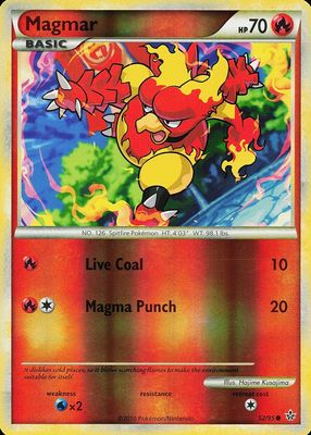 2010 HeartGold & SoulSilver: Unleashed #52/95 Reverse Holo