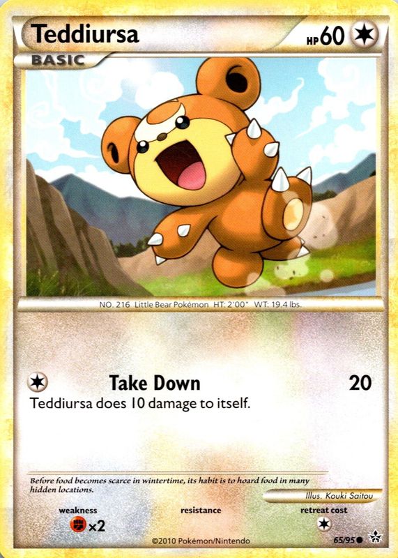 2010 HeartGold & SoulSilver: Unleashed #65/95 Base