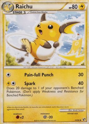 2010 HeartGold & SoulSilver: Undaunted #33/90 Base