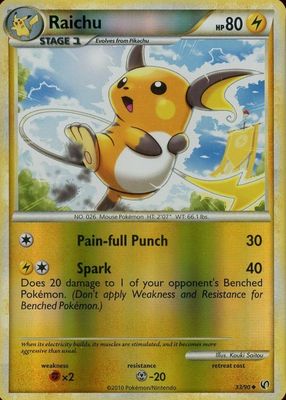 2010 HeartGold & SoulSilver: Undaunted #33/90 Reverse Holo