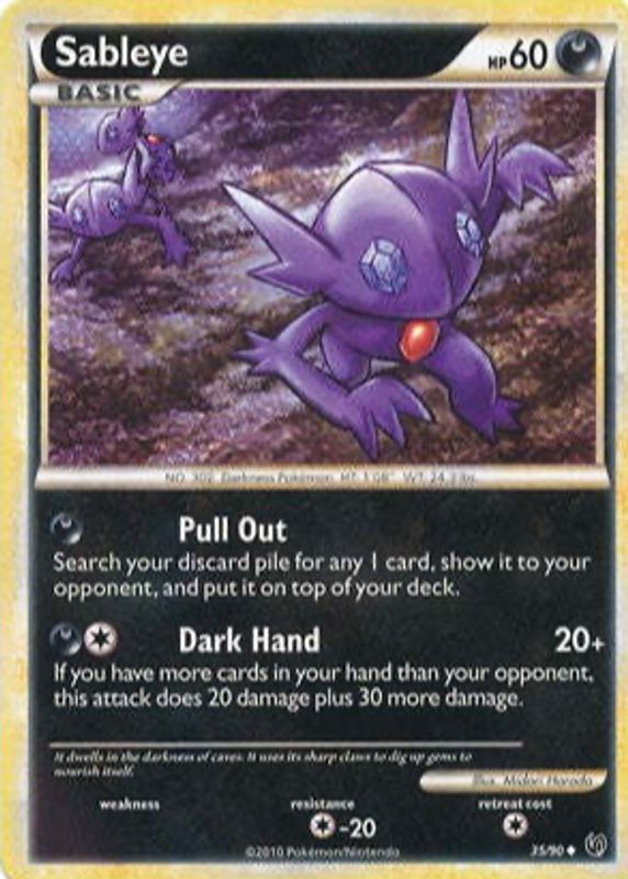 2010 HeartGold & SoulSilver: Undaunted #35/90 Base