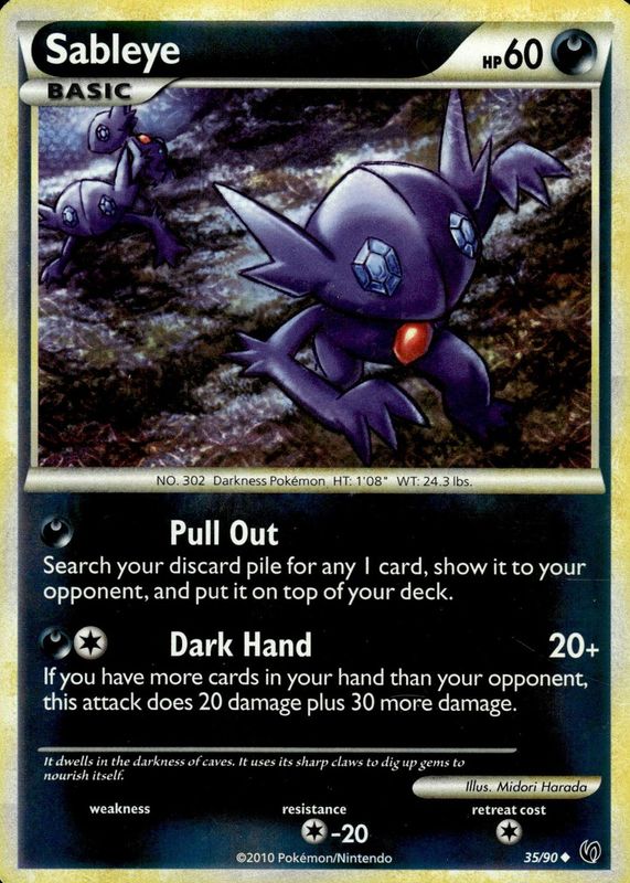 2010 HeartGold & SoulSilver: Undaunted #35/90 Reverse Holo