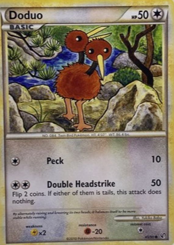 2010 HeartGold & SoulSilver: Undaunted #45/90 Base