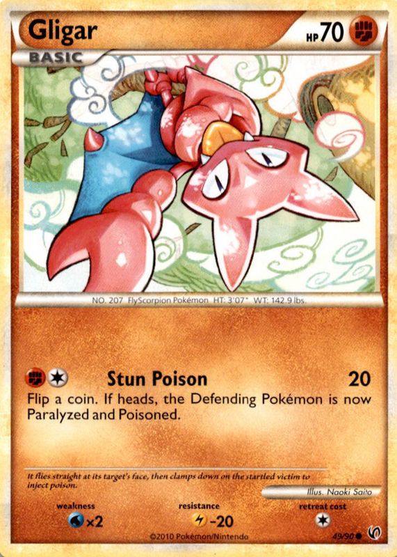 2010 HeartGold & SoulSilver: Undaunted #49/90 Base