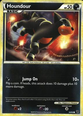 2010 HeartGold & SoulSilver: Undaunted #54/90 Reverse Holo