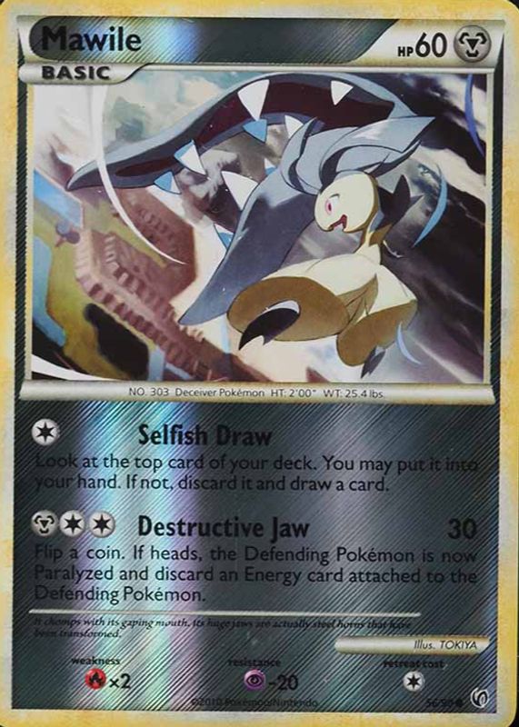 2010 HeartGold & SoulSilver: Undaunted #56/90 Reverse Holo